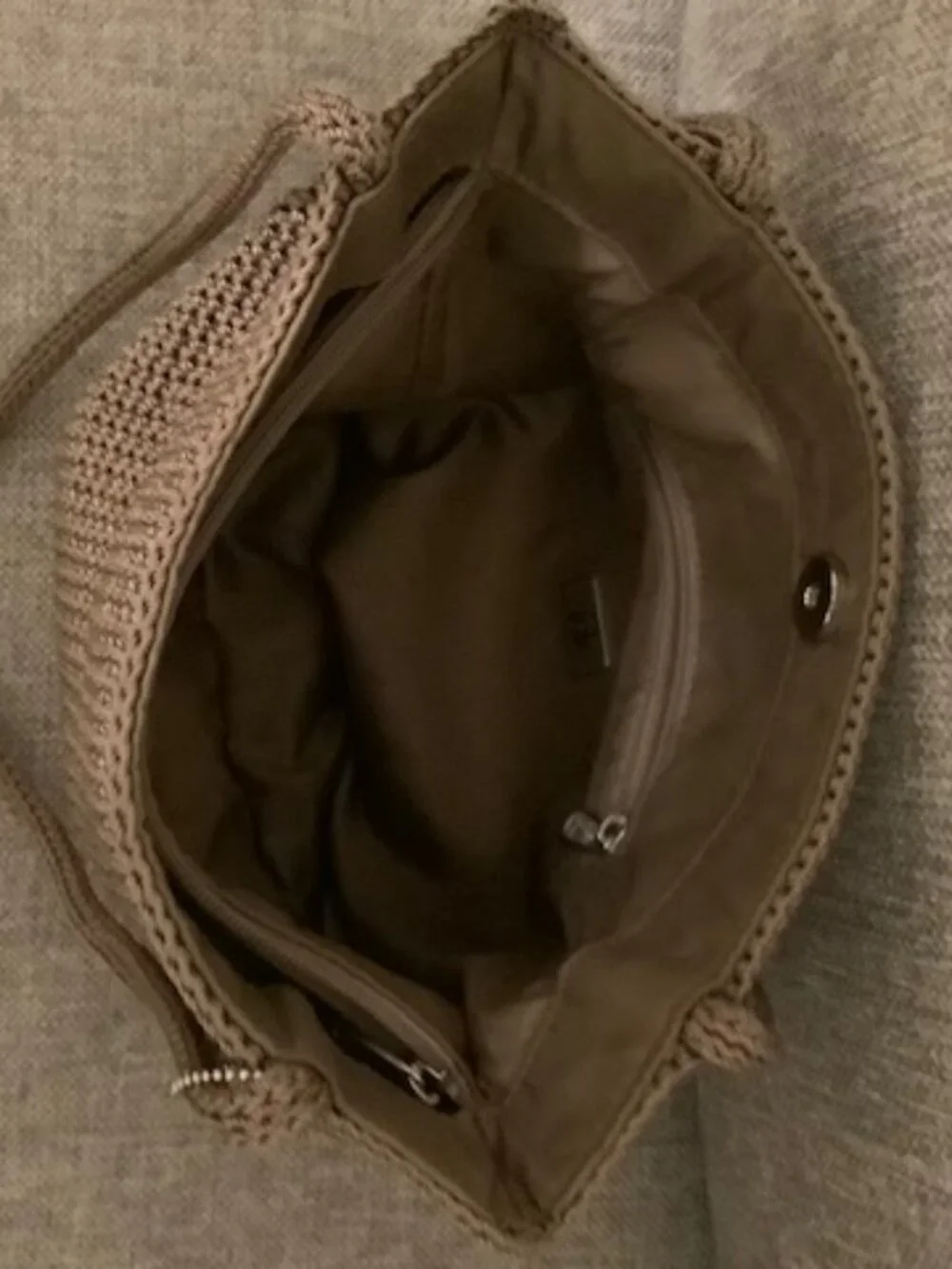 PRICE DROP!!! The Sak Crochet Neutral Beige Shoulder Bag - Picture 3 of 9